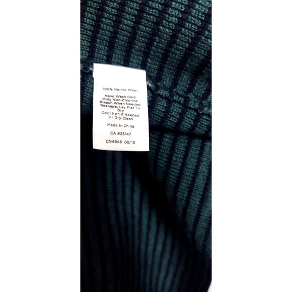 Talbots Pure Merino Wool Cardigan Size Medium Lagenlook Long - Picture 8 of 10